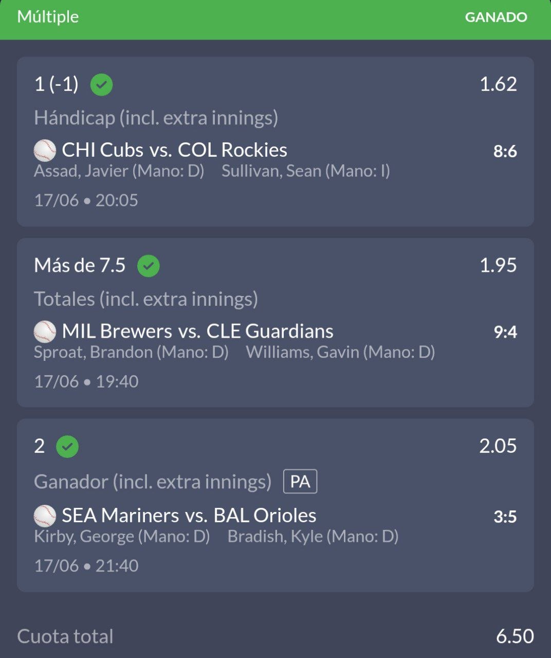Ticket ganador NFL